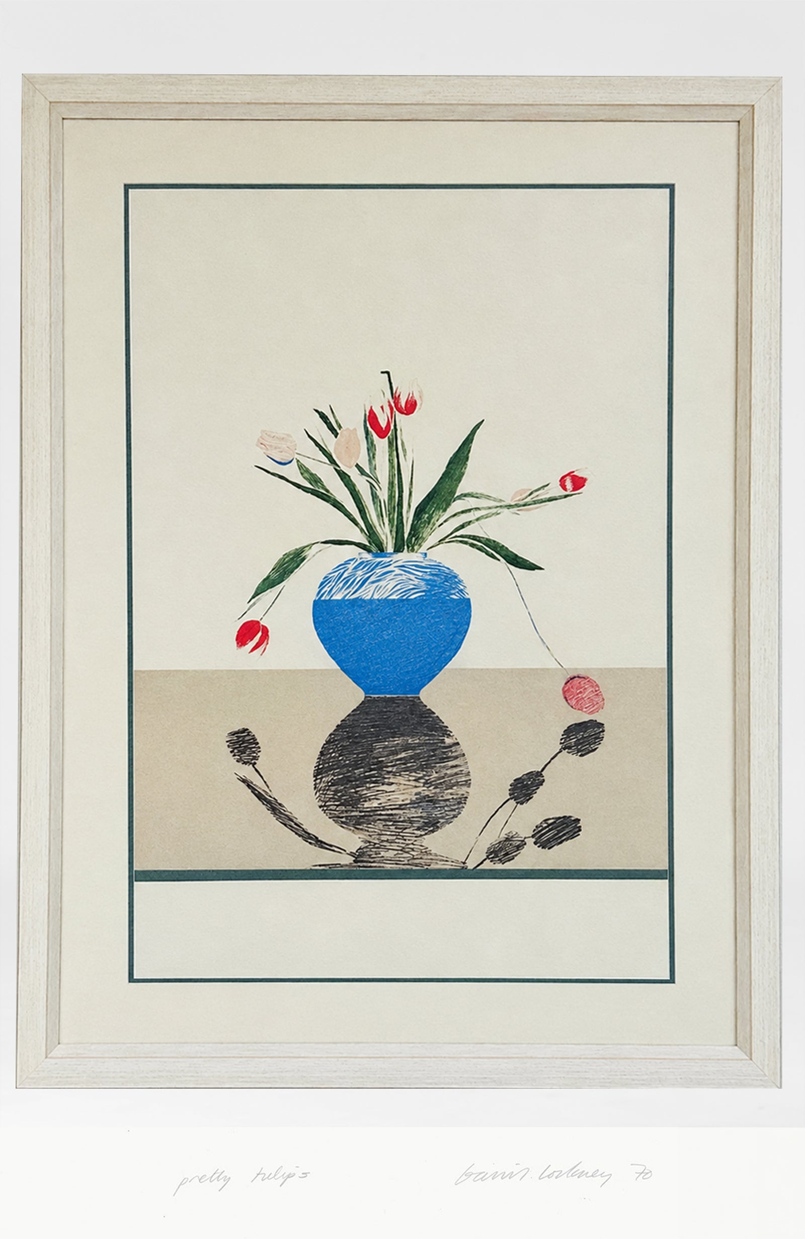 David Hockney Pretty Tulips 1970