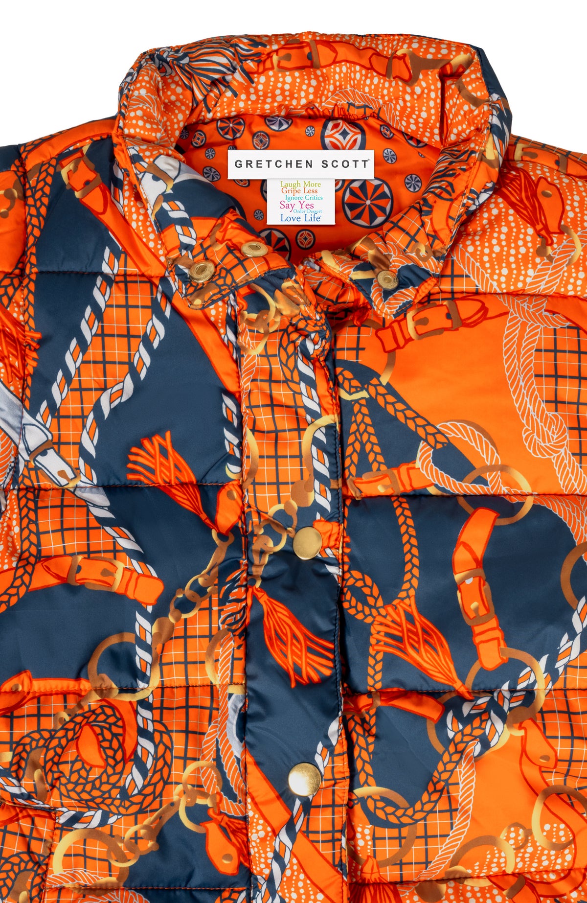 Puffer Vest - Ditto Orange