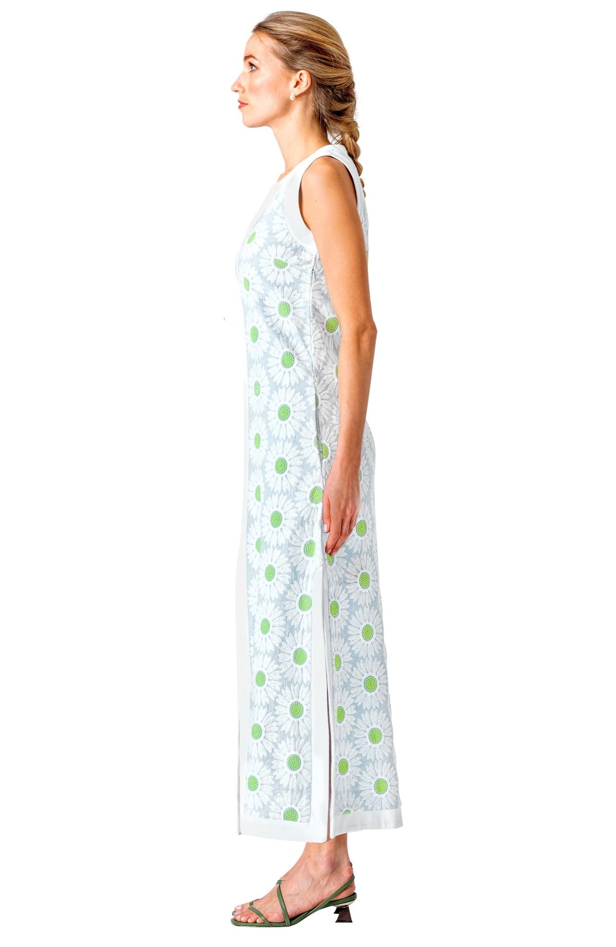 A Daisy of A Dress Periwinkle Lime