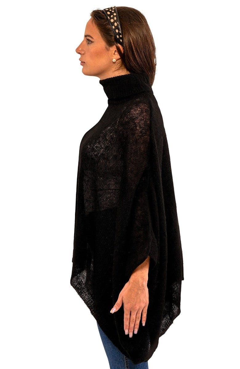 Dolman Dolly Poncho Black One Size