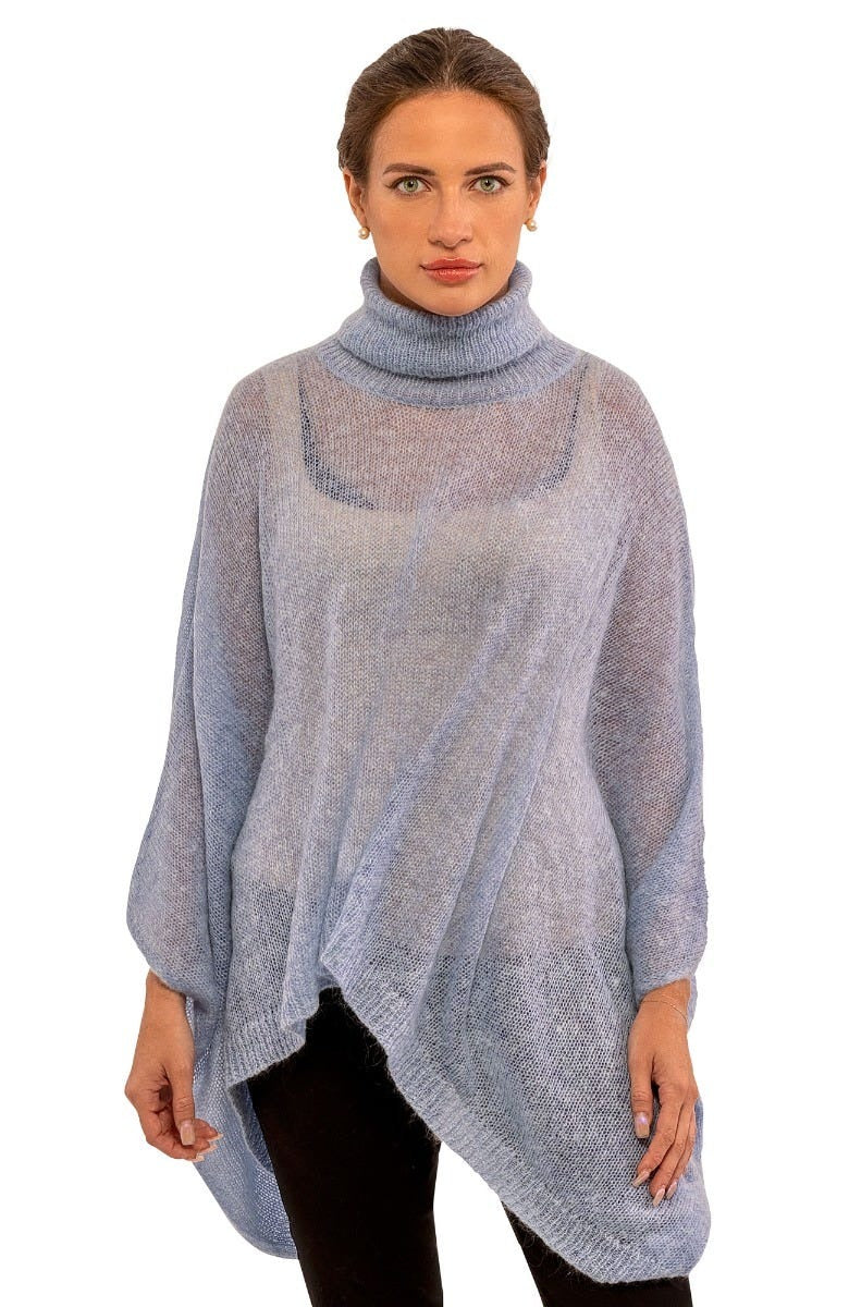 Dolman Dolly Poncho periwinkle One Size