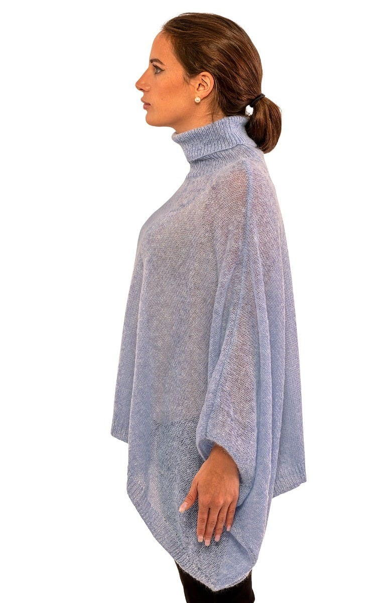 Dolman Dolly Poncho periwinkle One Size