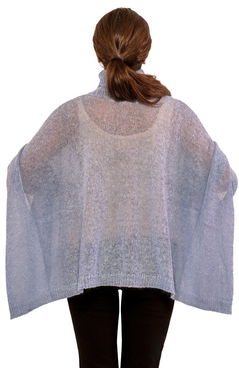 Dolman Dolly Poncho periwinkle One Size