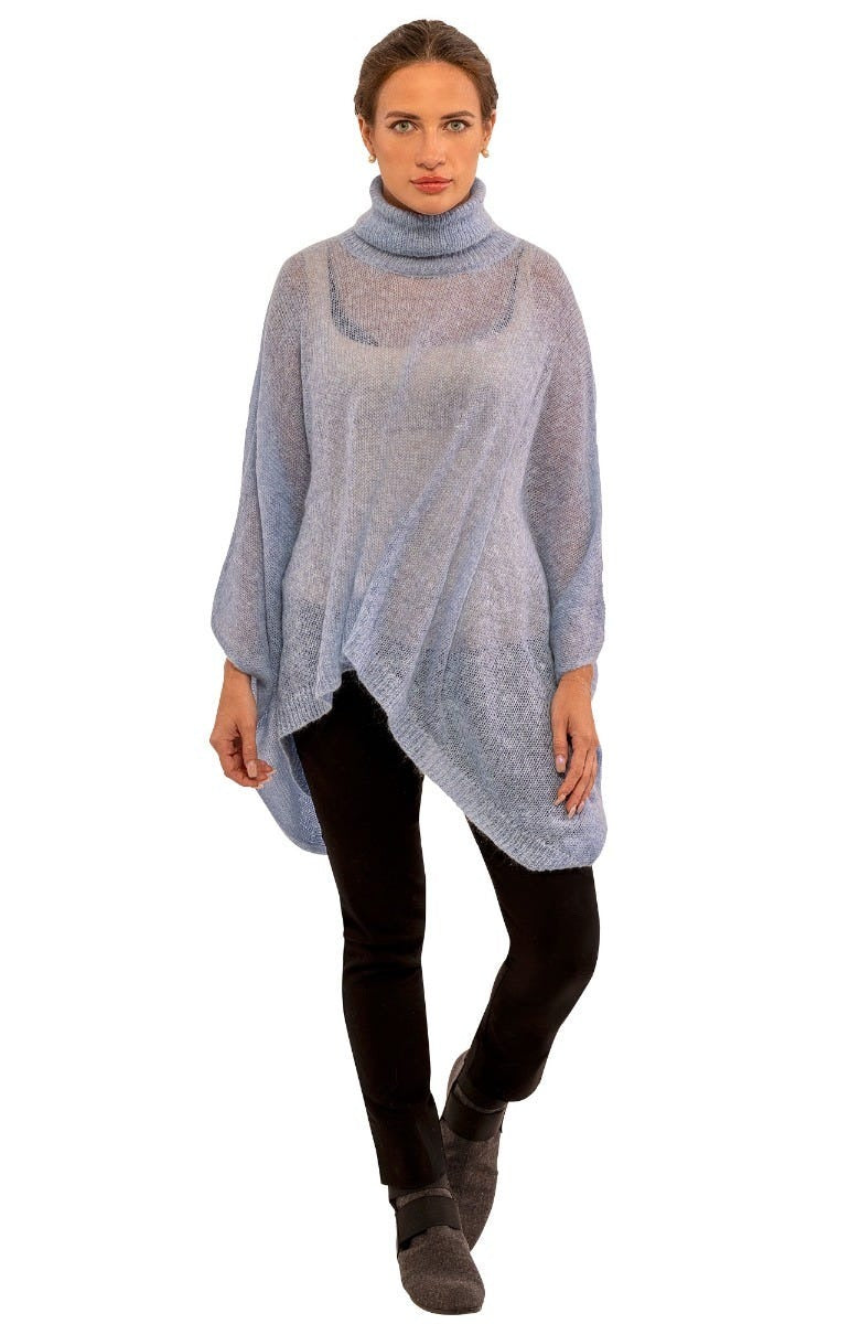 Dolman Dolly Poncho periwinkle One Size