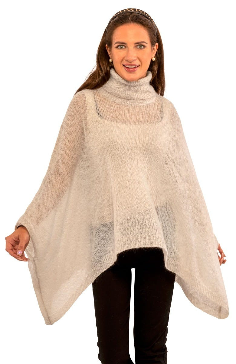 Dolman Dolly Poncho Winter White One Size