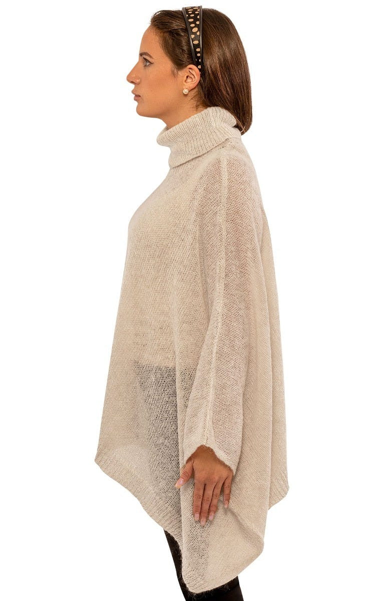 Dolman Dolly Poncho Winter White One Size