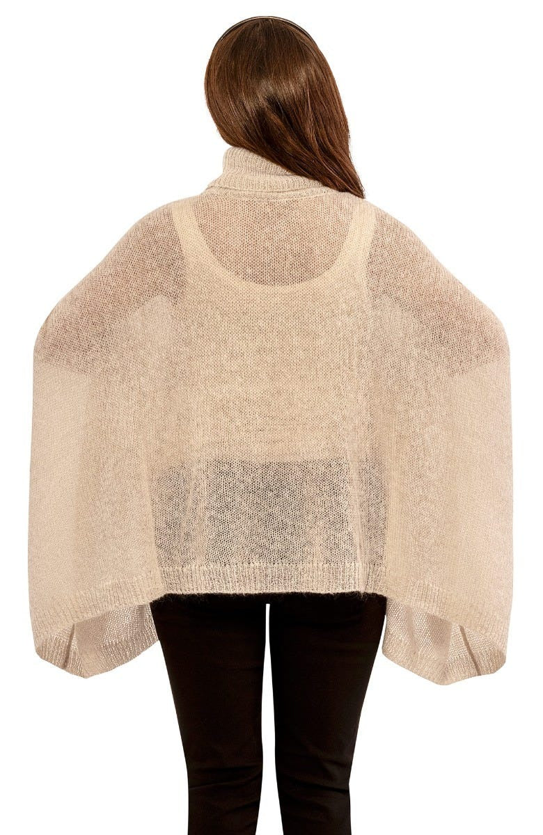 Dolman Dolly Poncho Winter White One Size