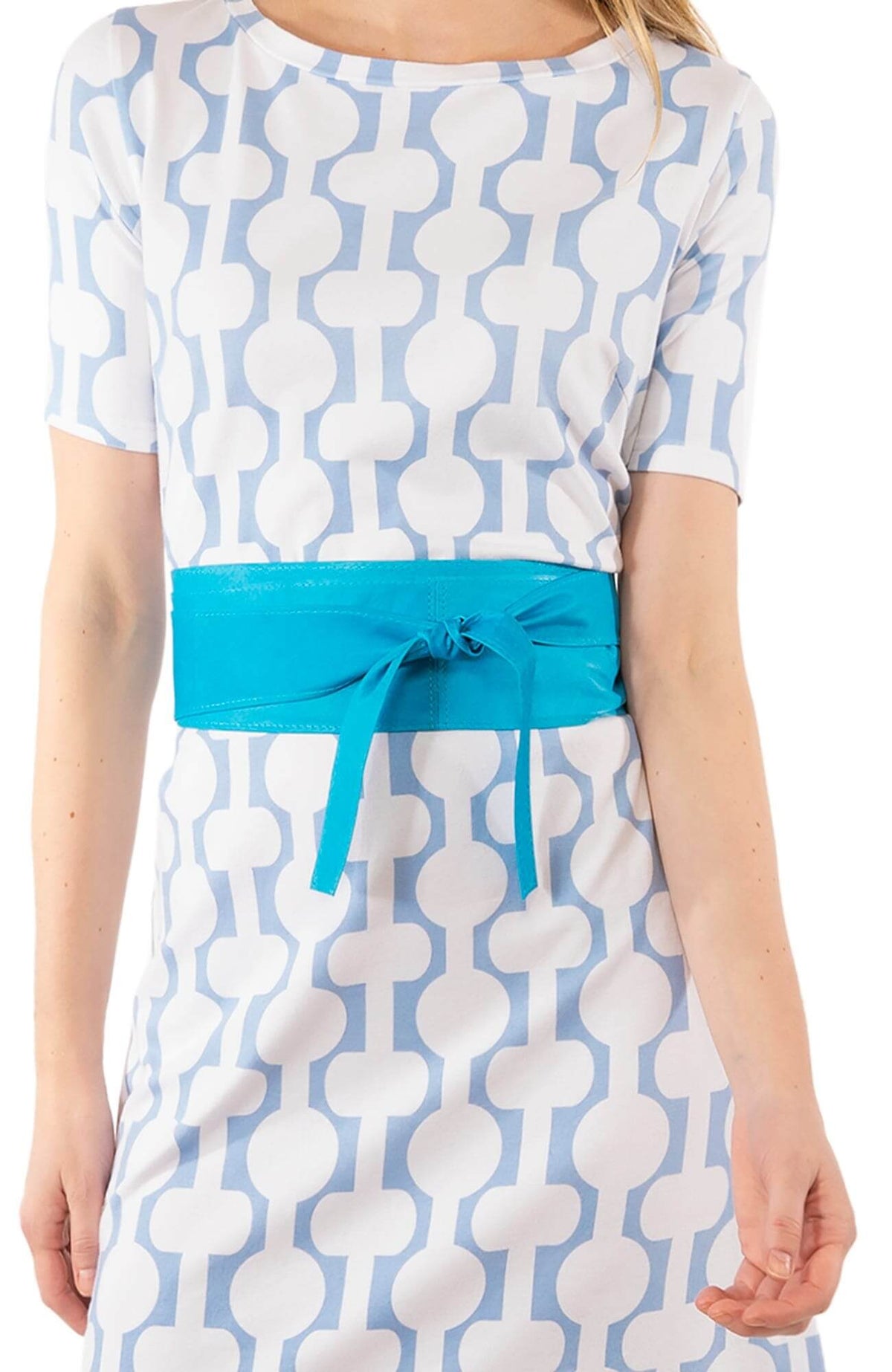 Adjustable Obi Leather Wrap Around Belt - Gretchen Scott