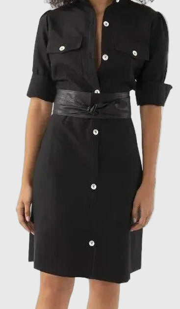 Adjustable Obi Leather Wrap Around Belt