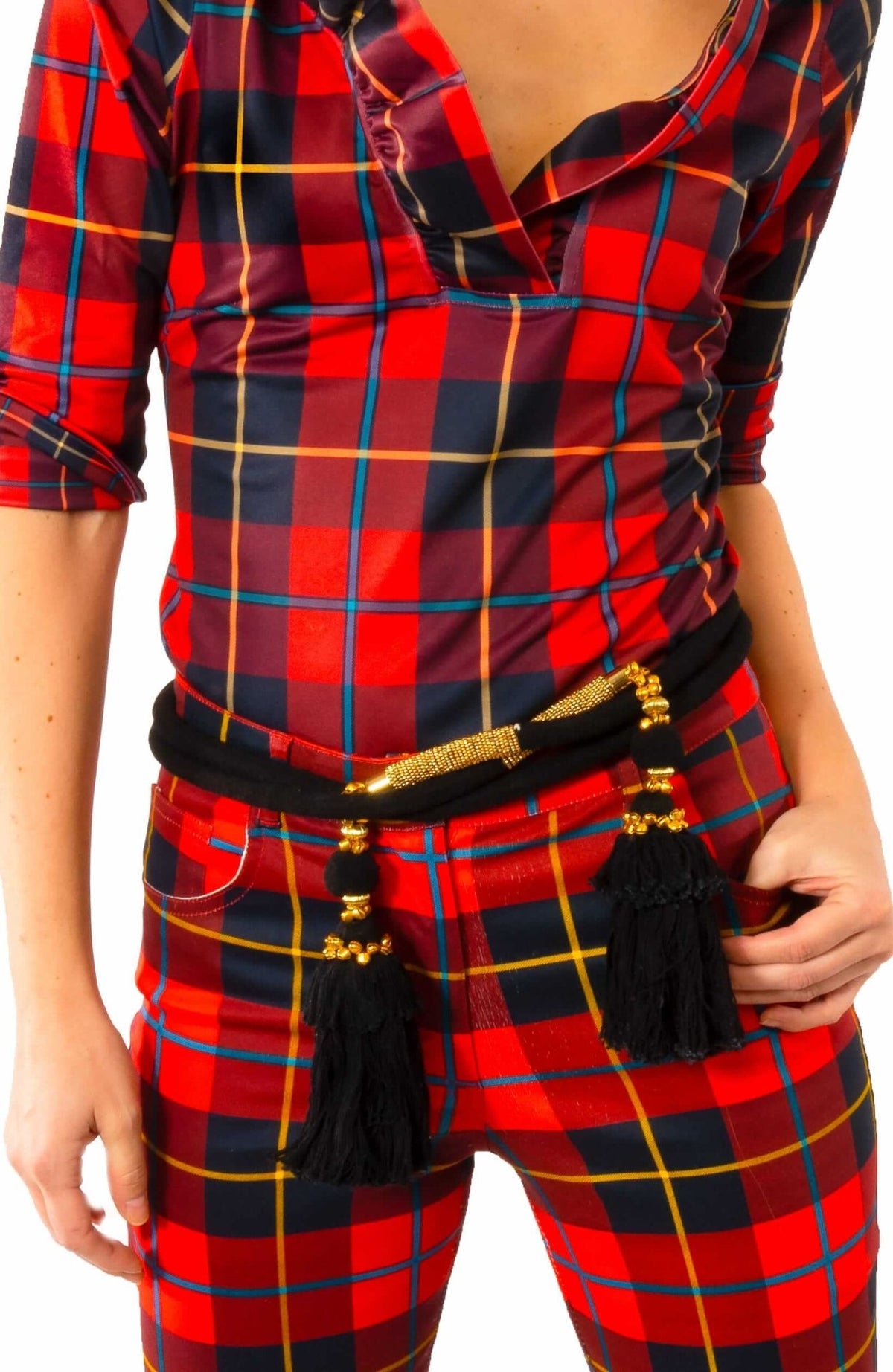 Adjustable Razzle Dazzle Belt Black One Size
