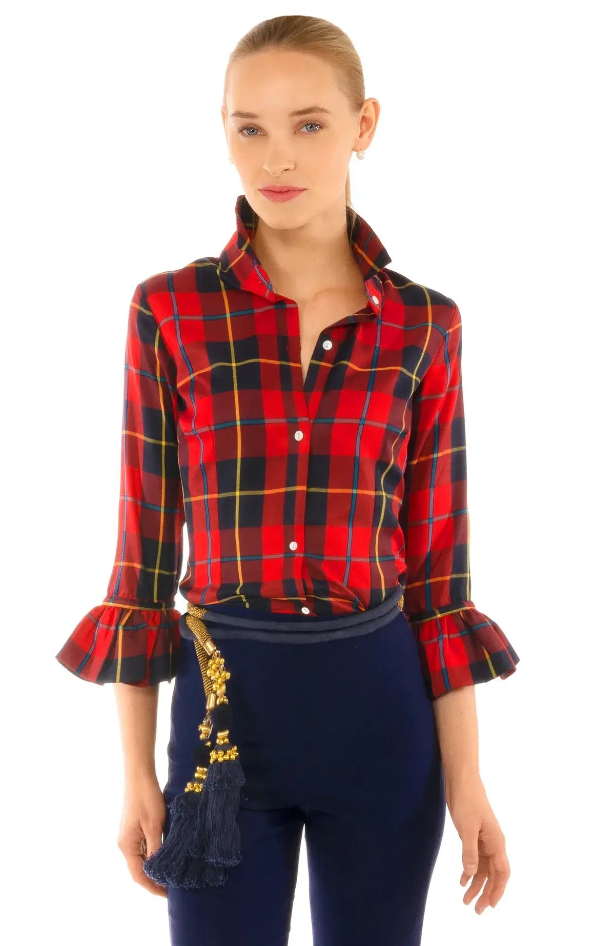 Adjustable Razzle Dazzle Belt Navy One Size