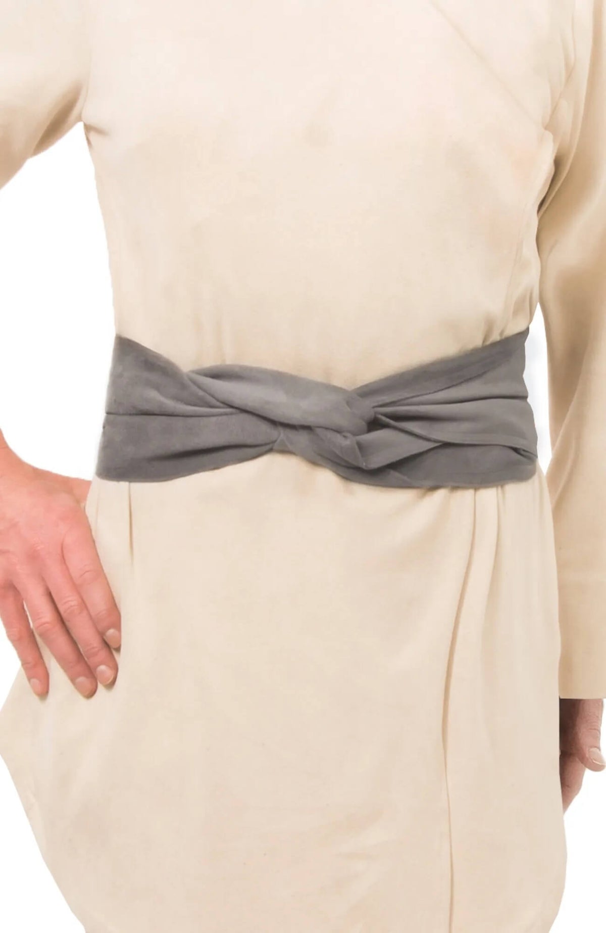 Adjustable Suede Tie Belt - Gretchen Scott