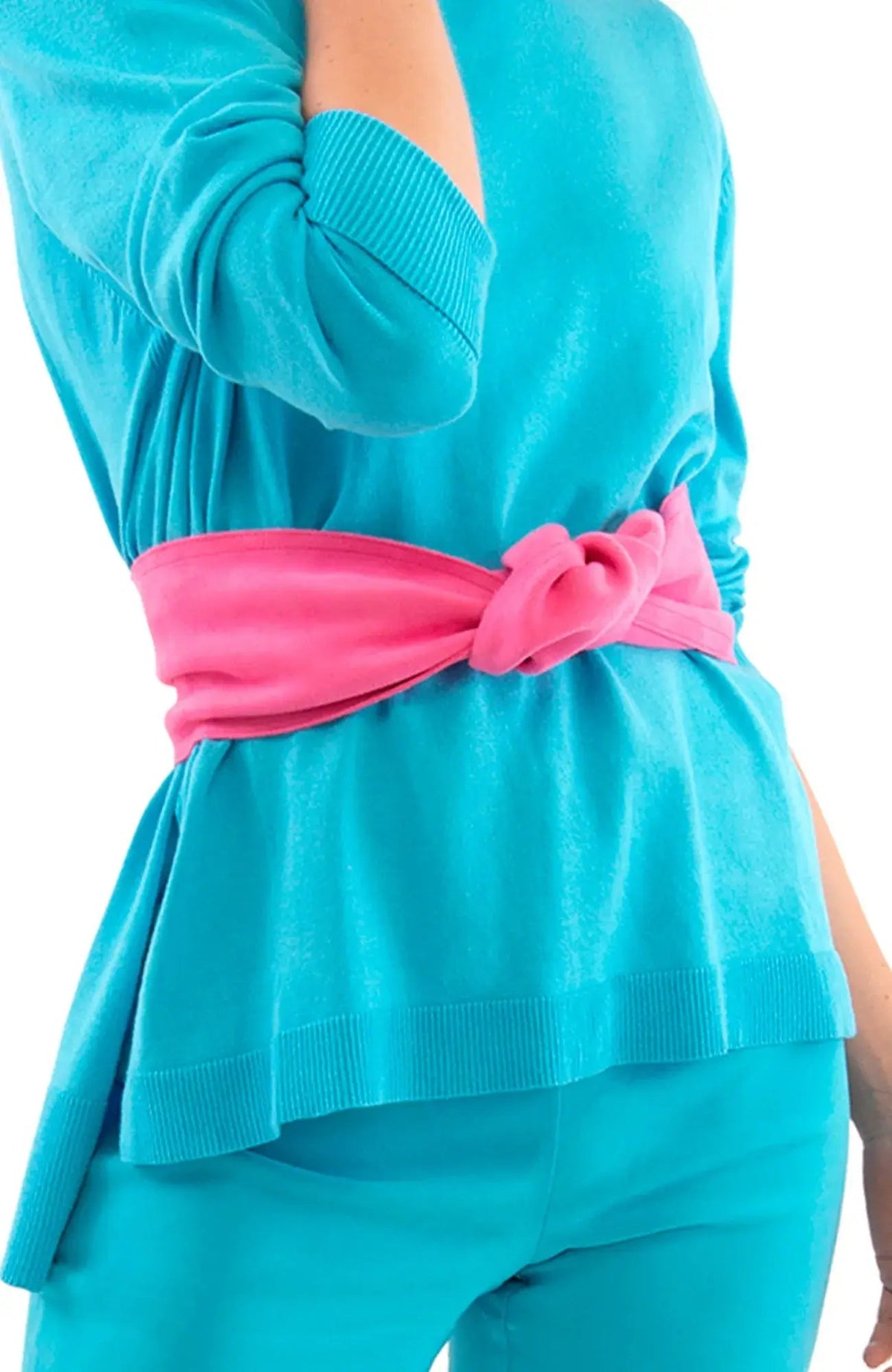 Adjustable Suede Tie Belt - Gretchen Scott