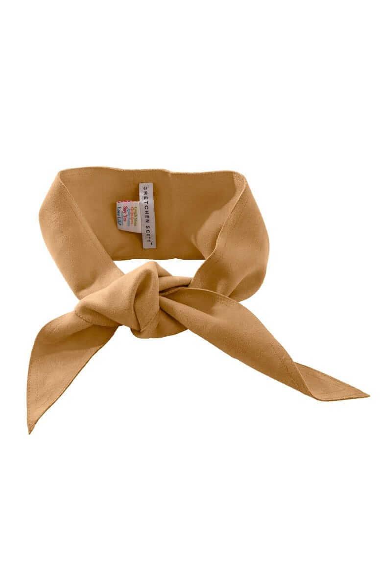 Adjustable Suede Tie Belt - Gretchen Scott display picture 1