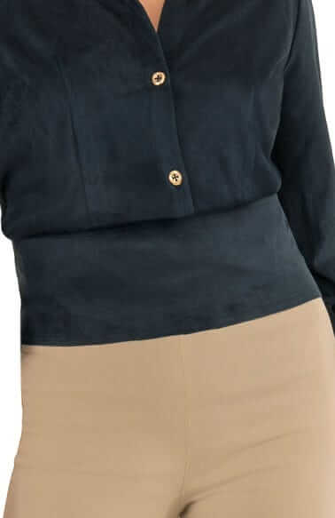 Adjustable Suede Tie Belt - Gretchen Scott