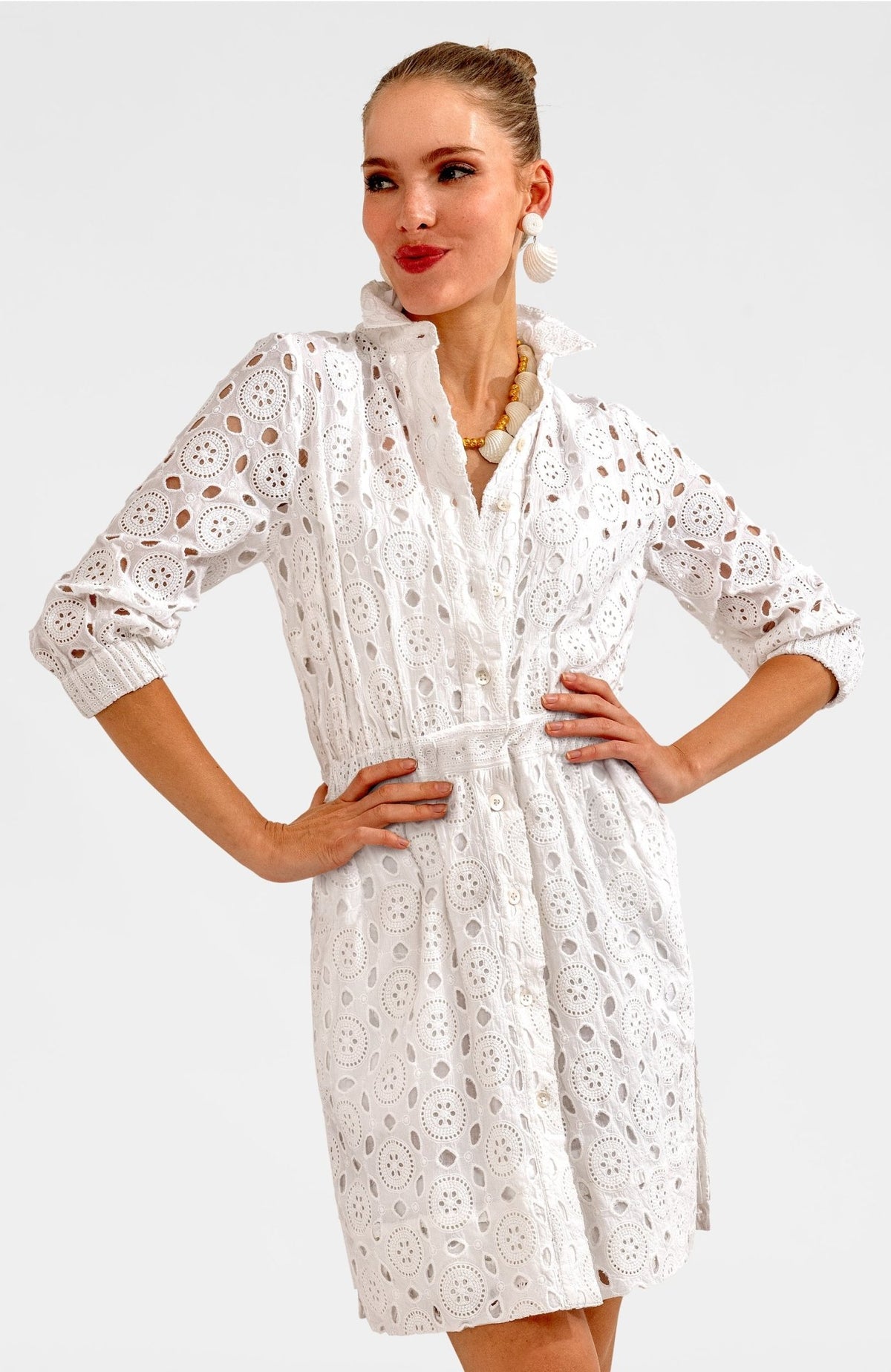 All My Life's Circle Dress White