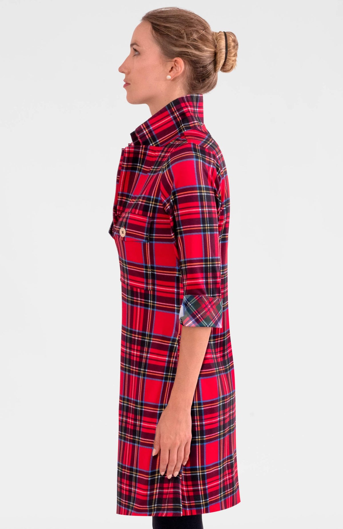 Alli Dress - Duke of York Red Multi