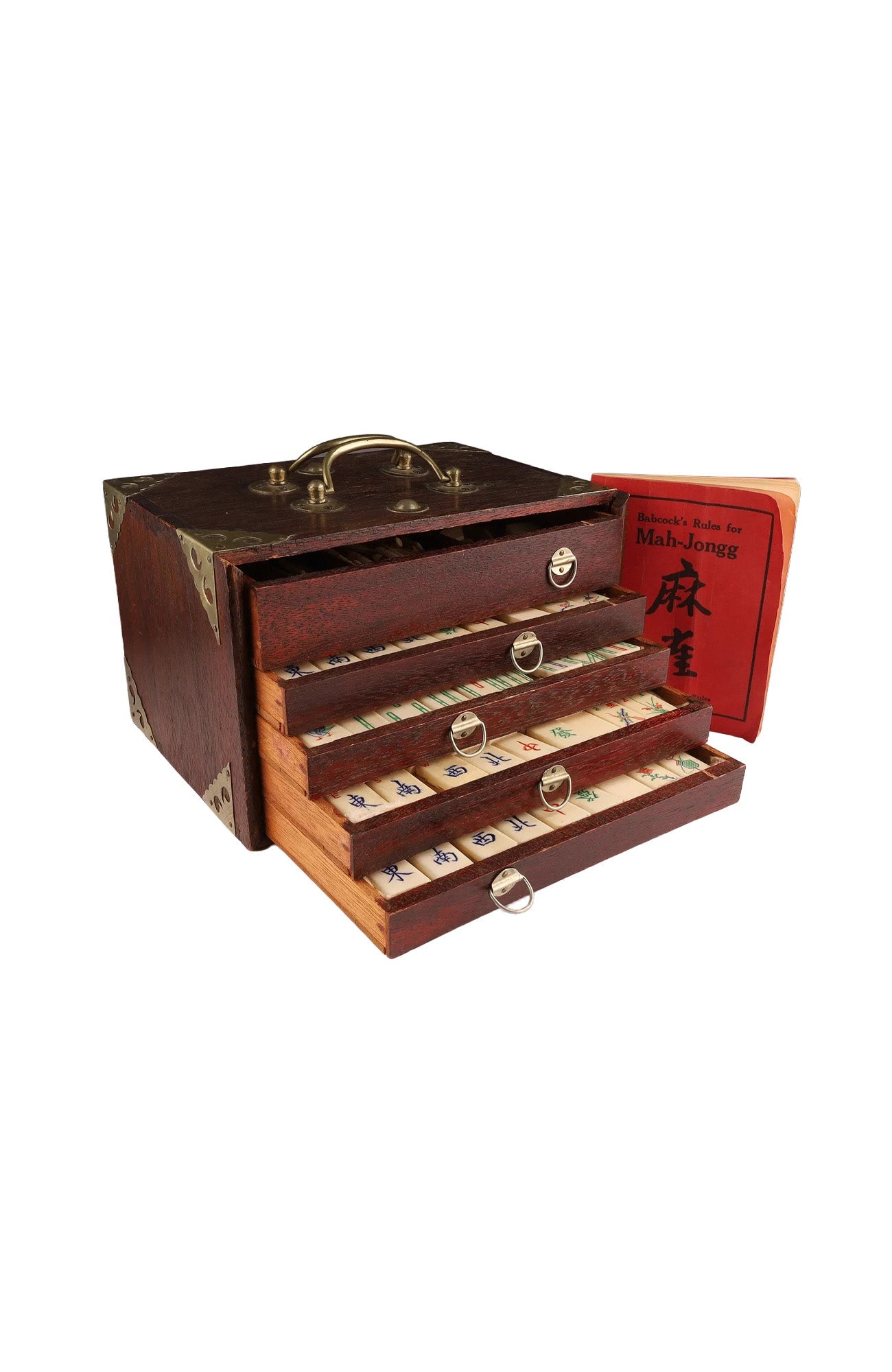 Antique Chinese Mah Jongg Set