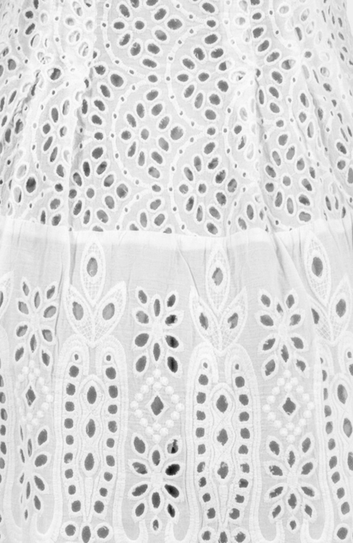 Barely Dress - Eyelet White