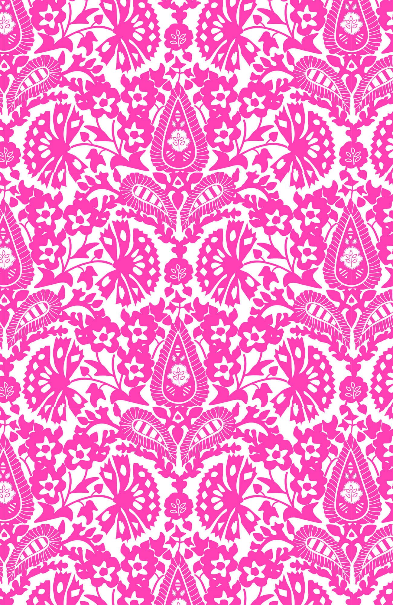 Baroque Pareo - East India Pink Orange One Size