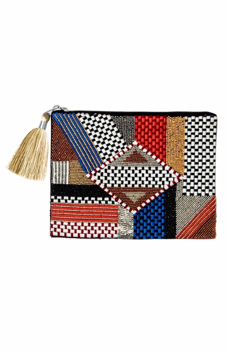 Beadalicious Beaded Clutch Multi