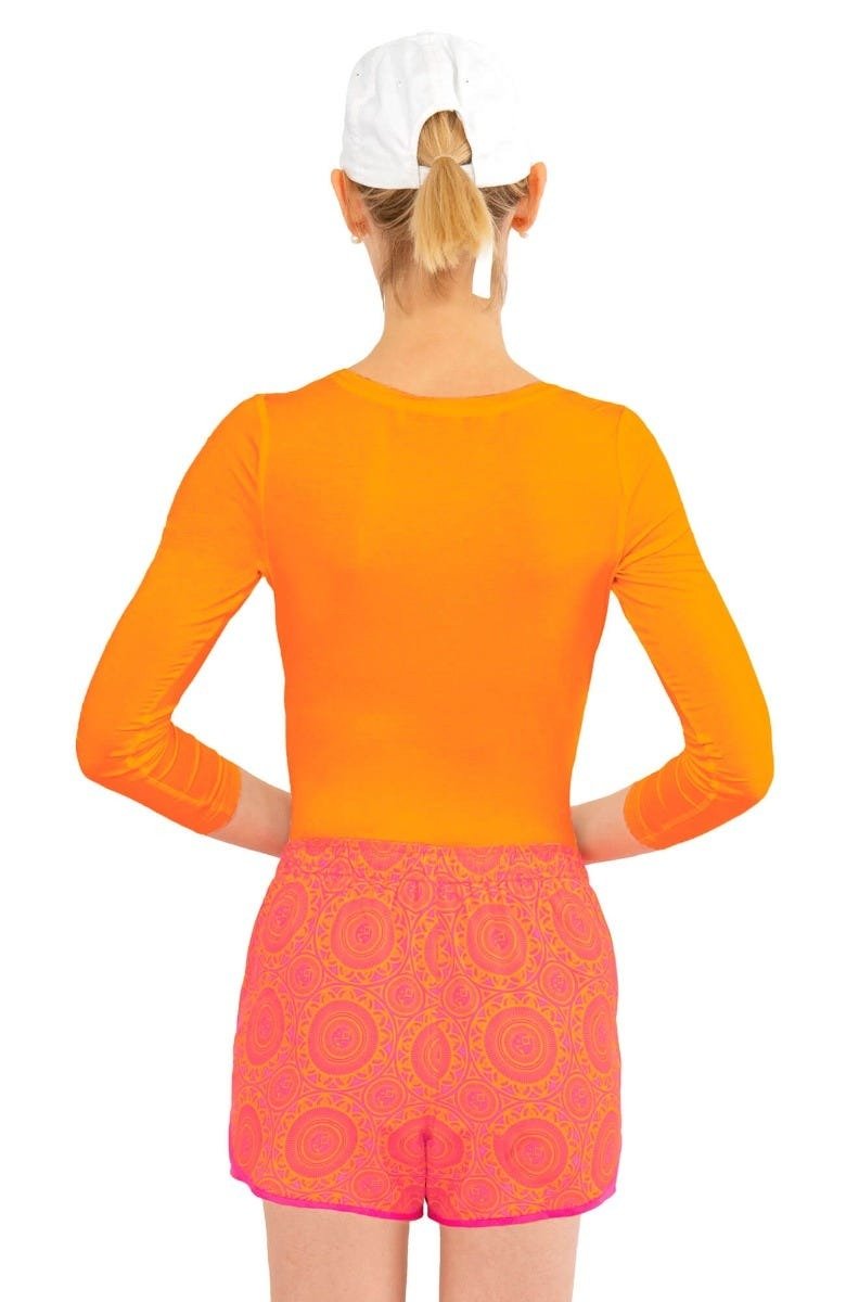 Beyond the Beyond Softest Long Sleeve Tee Orange