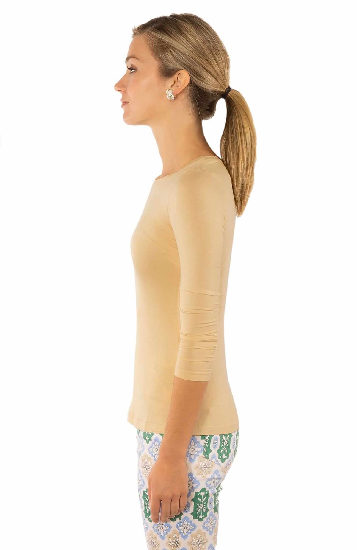 Beyond the Beyond Softest Long Sleeve Tee Nude