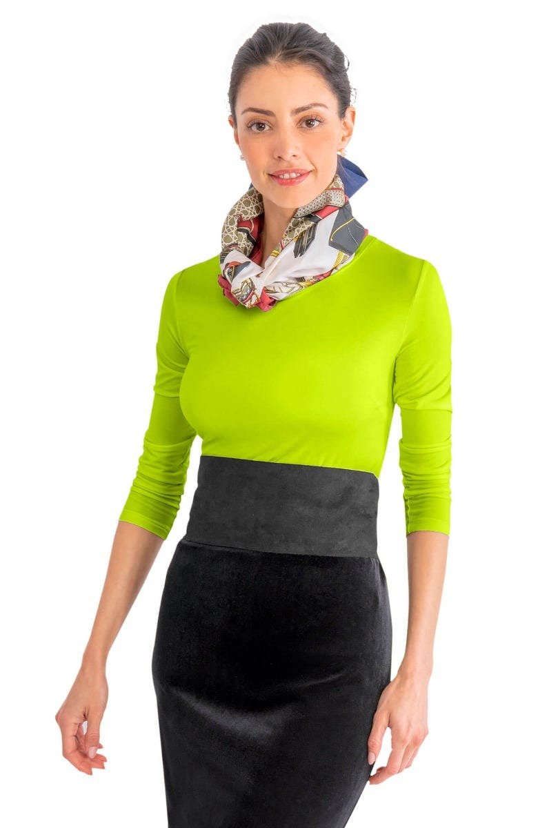 Beyond the Beyond Softest Long Sleeve Tee Lime