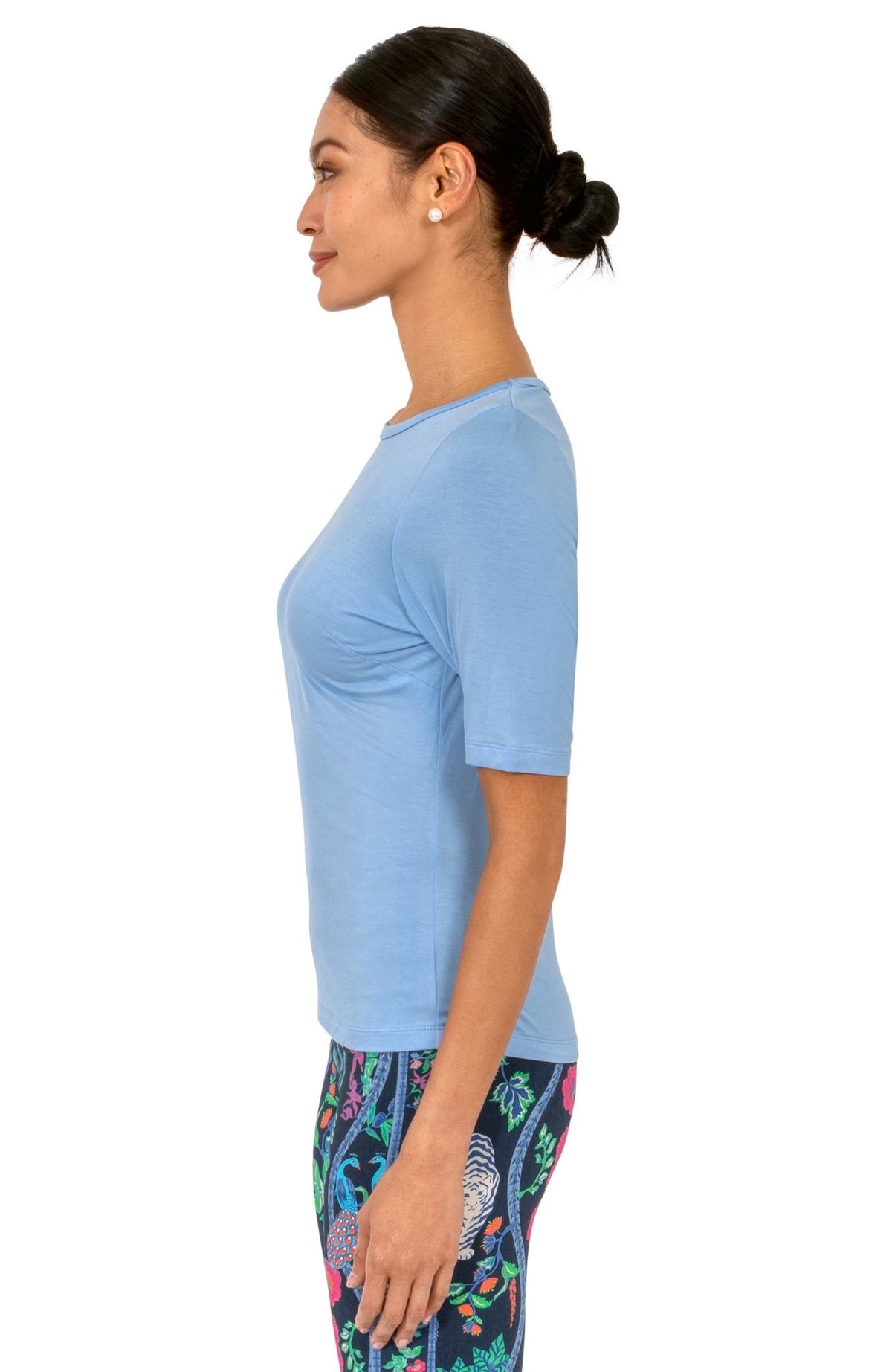 Beyond The Beyond Softest Short Sleeve T-Shirt Periwinkle