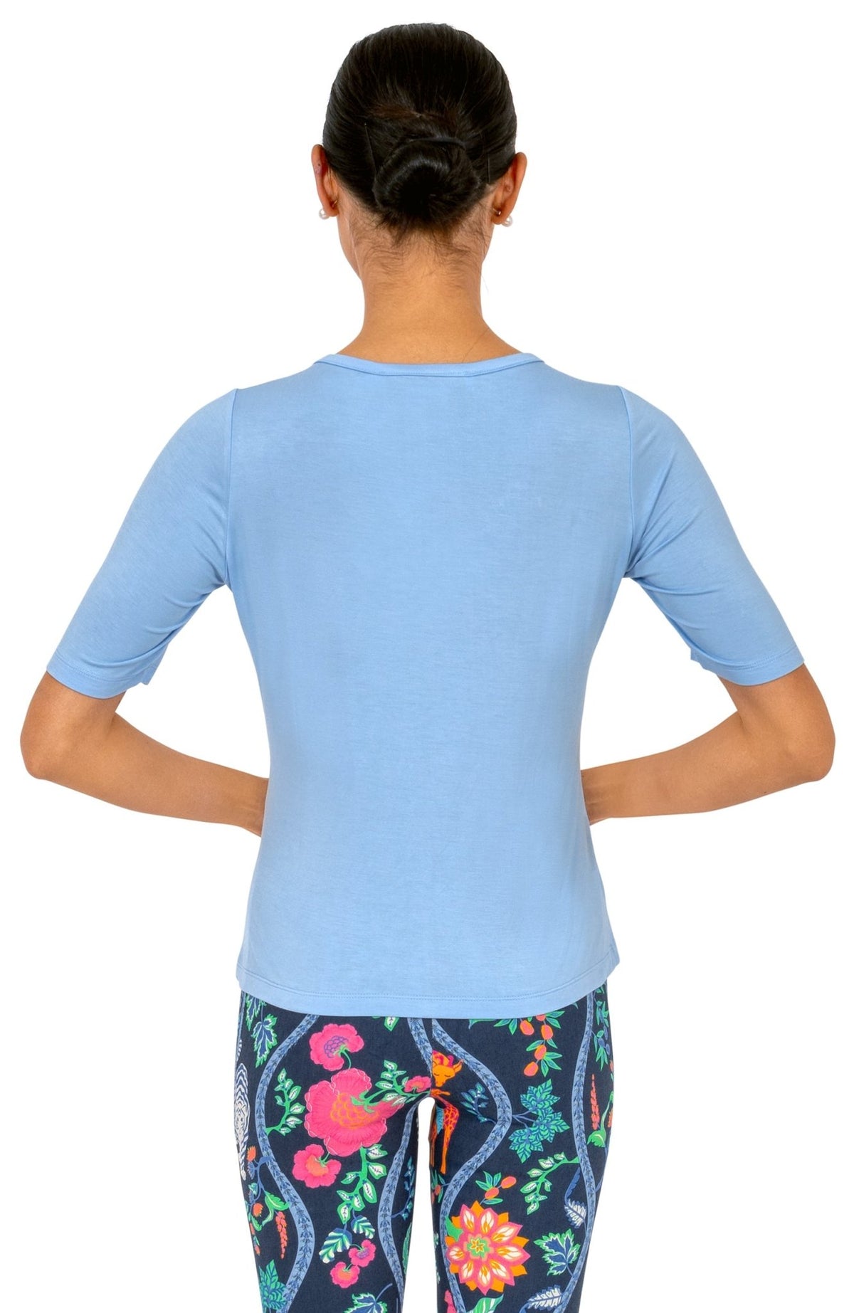 Beyond The Beyond Softest Short Sleeve T-Shirt Periwinkle