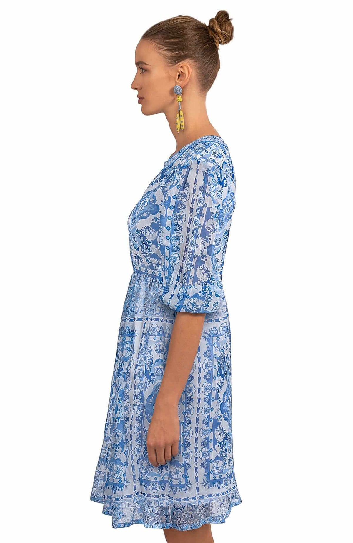 Borderline Dress - Watteau - Final Sale Blues