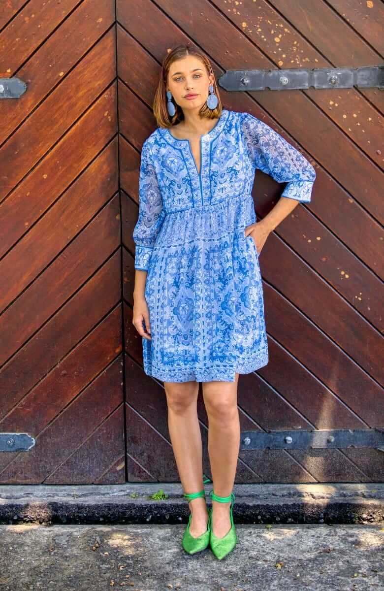 Borderline Dress - Watteau - Final Sale