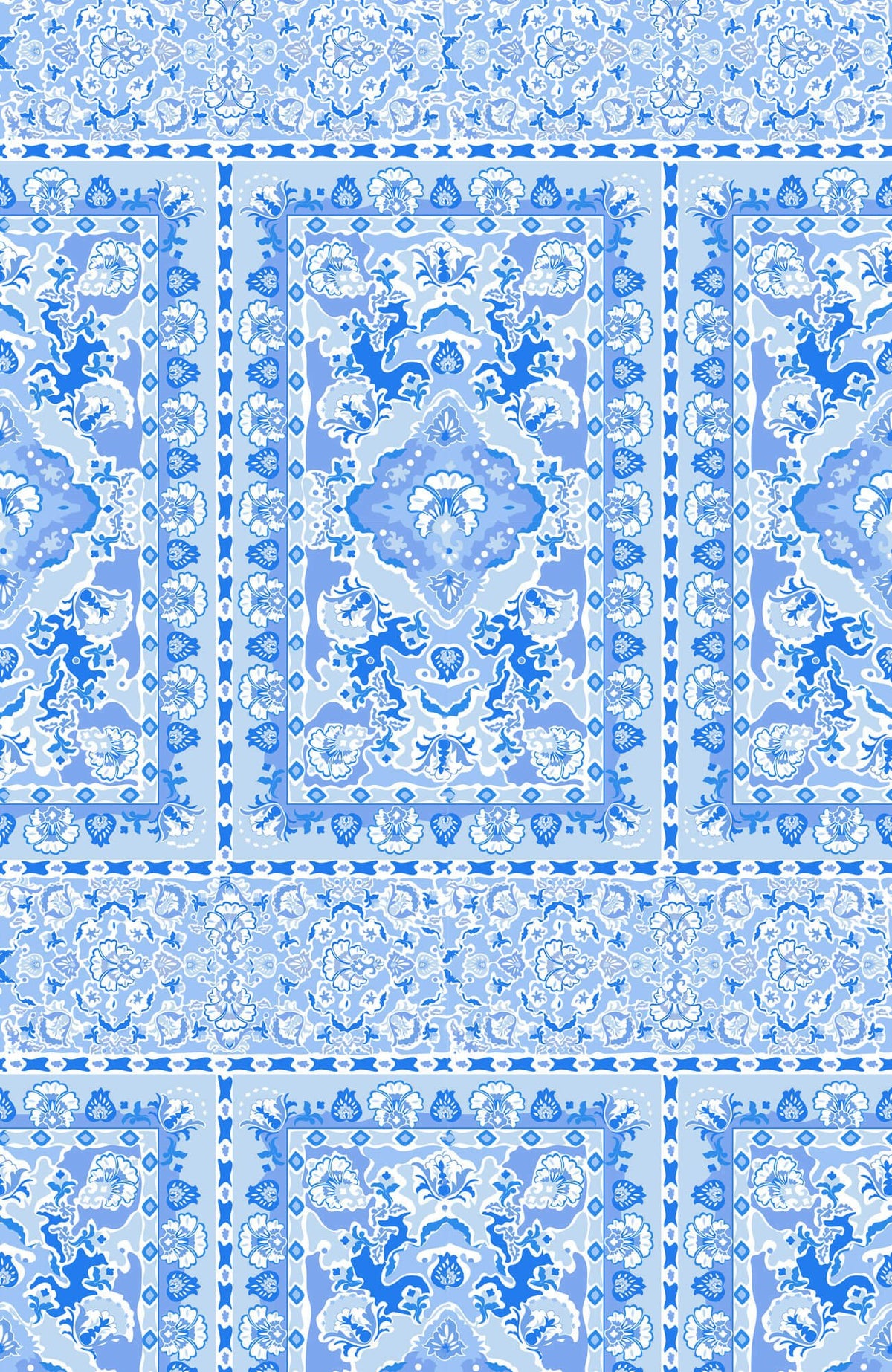 Borderline Midi/Maxi Dress - Watteau - Final Sale Blues