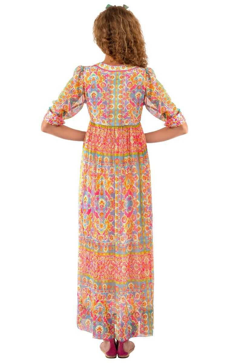 Borderline Maxi Dress - Watteau - Final Sale Turquoise