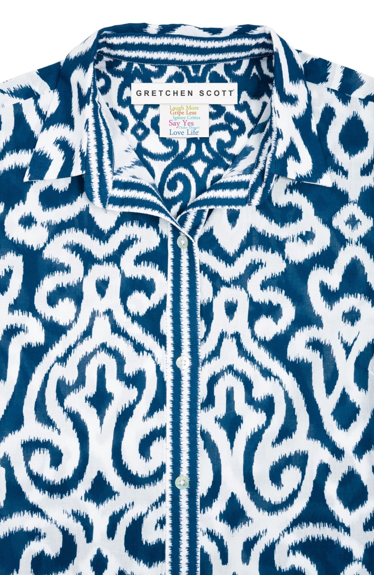 Boyfriend Shirt - Arabesque Navy