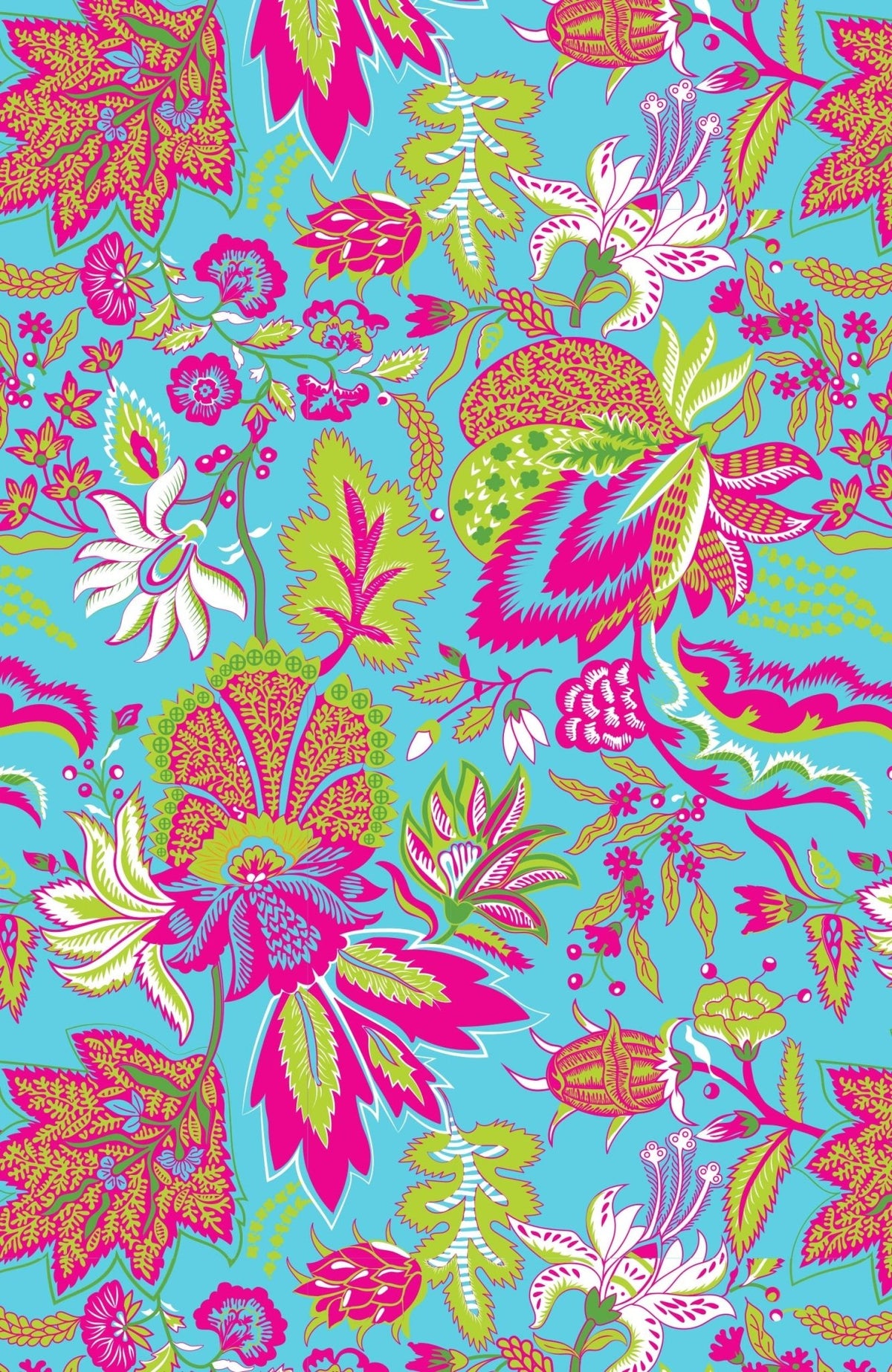 Boyfriend Shirt - Blooming Party Mystic Turq