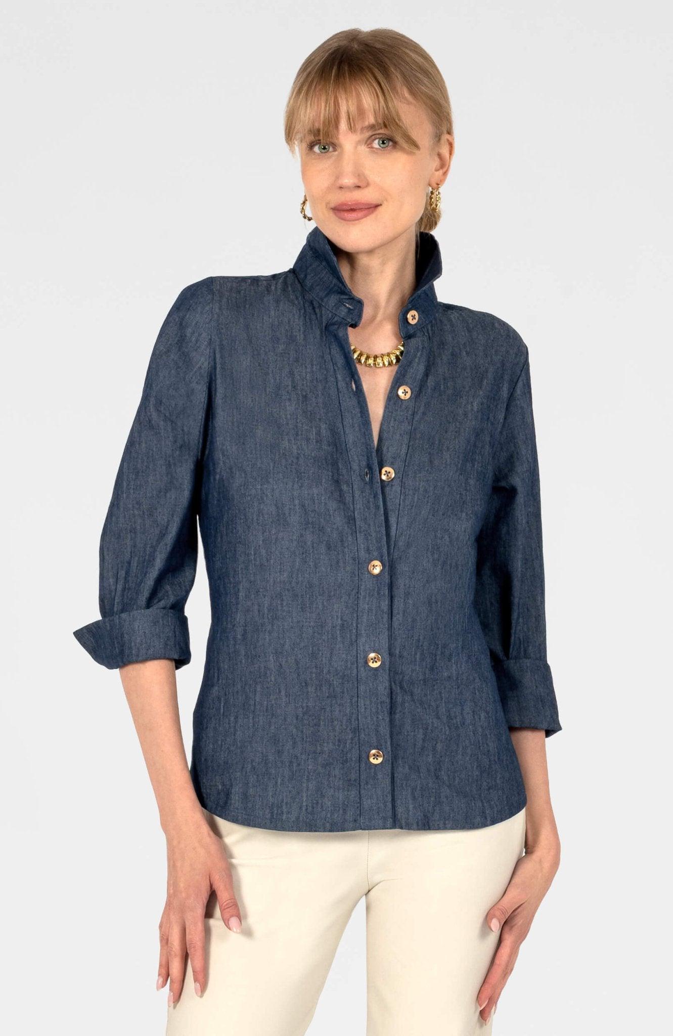 Boyfriend Shirt - Chambray Denim