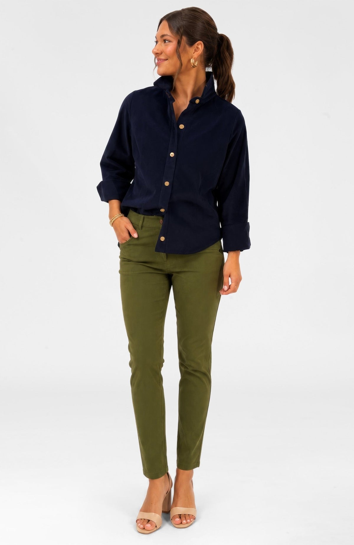 Boyfriend Shirt - Corduroy - Gretchen Scott
