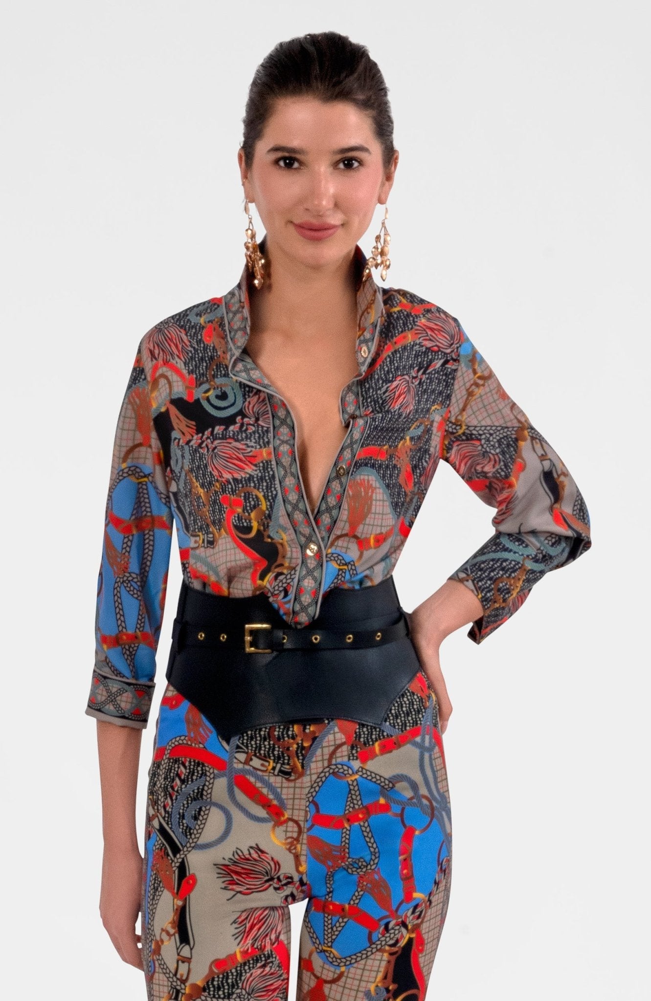 Boyfriend Shirt - Ditto Black