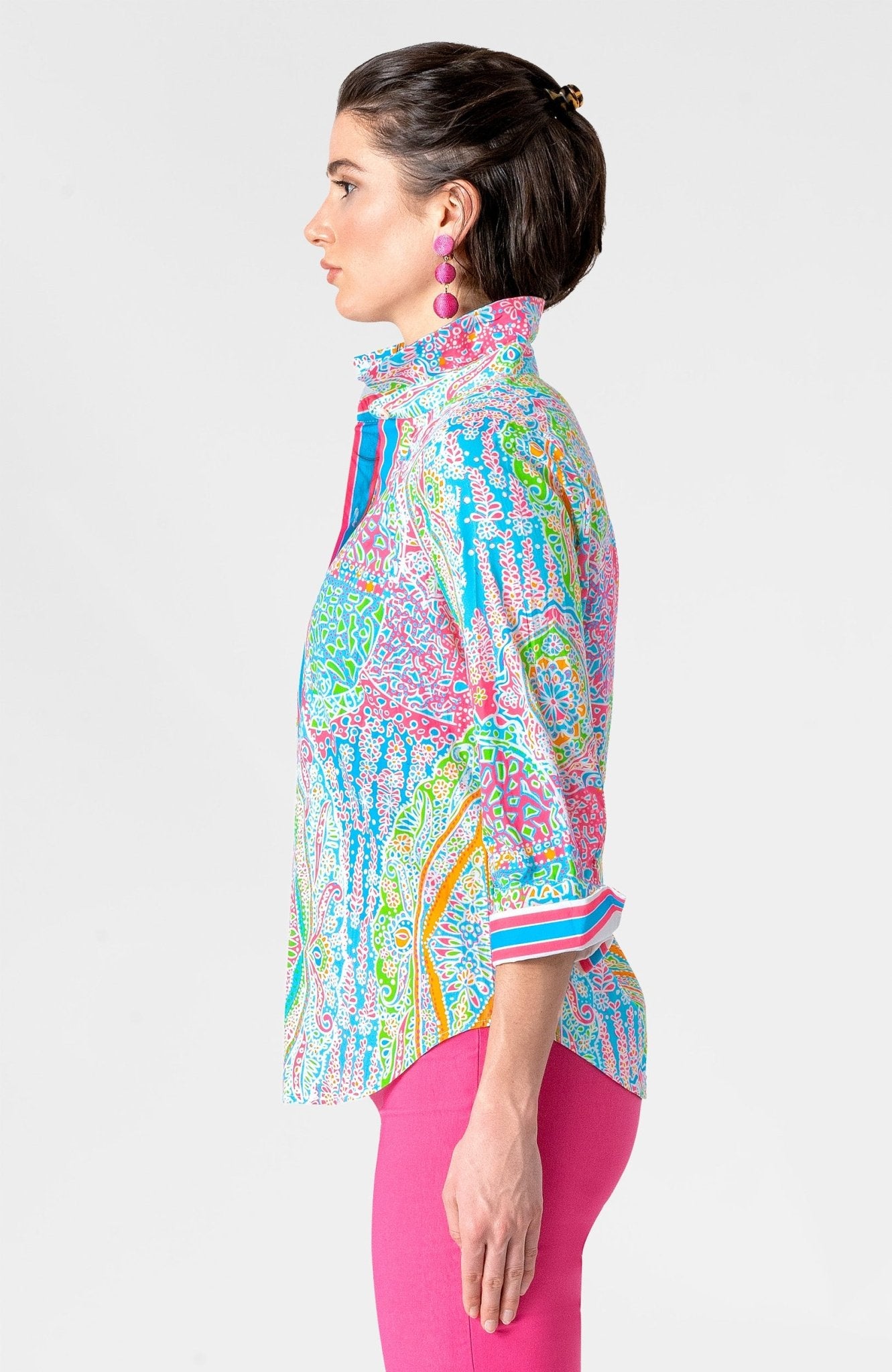 Boyfriend Shirt - Grand Bazaar Brights