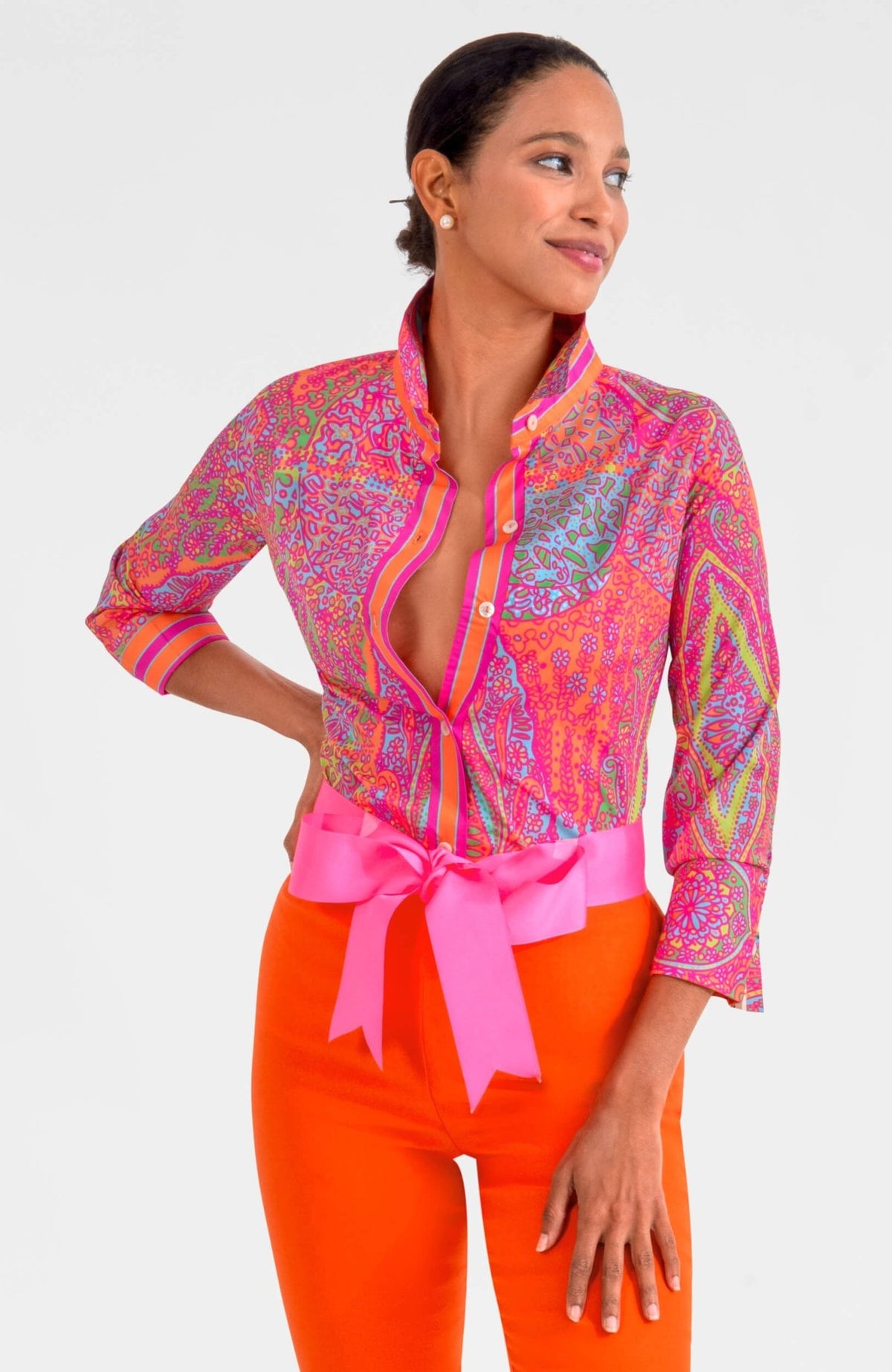 Boyfriend Shirt - Grand Bazaar Pink