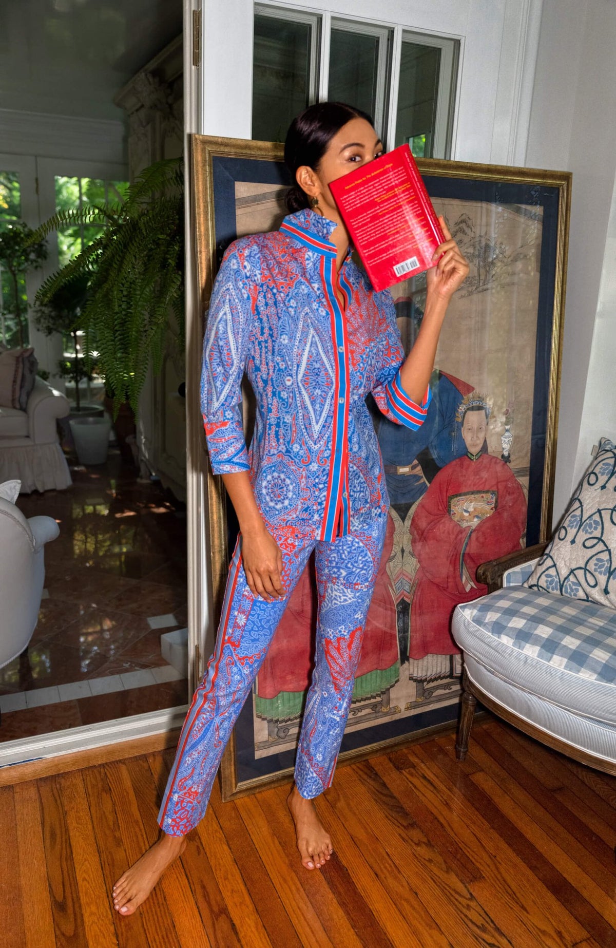 Boyfriend Shirt - Grand Bazaar Blues