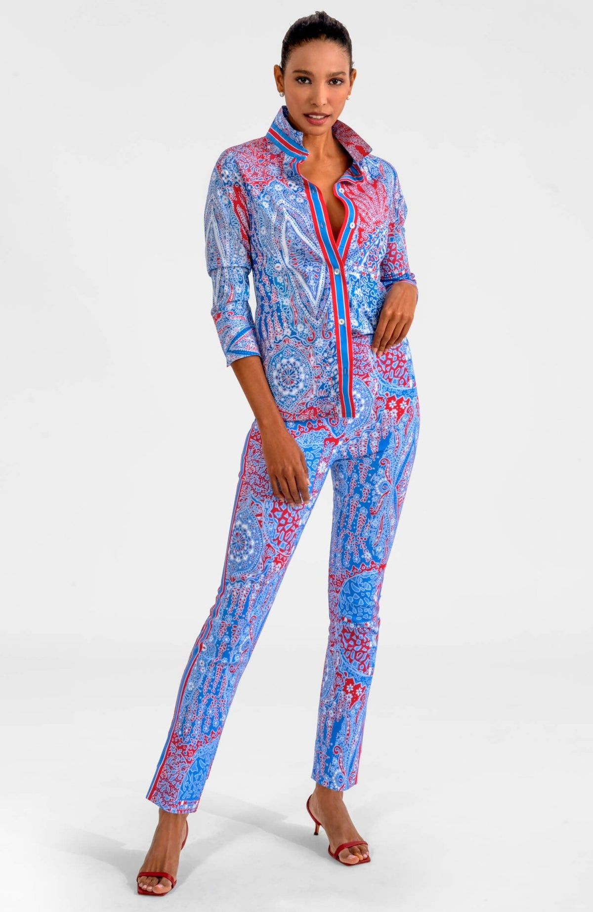 Boyfriend Shirt - Grand Bazaar Blues