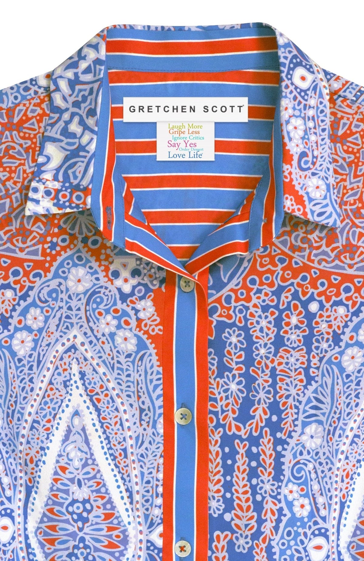 Boyfriend Shirt - Grand Bazaar Blues