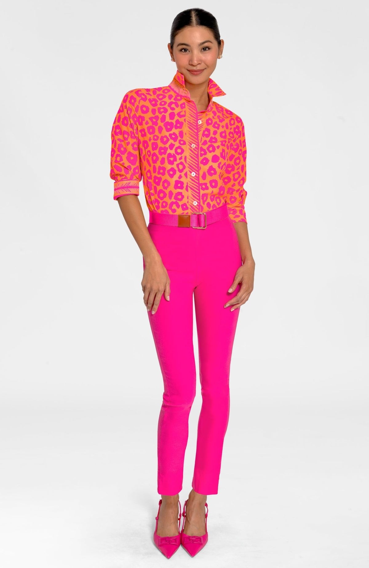 Boyfriend Shirt - Me Jane Orange Pink