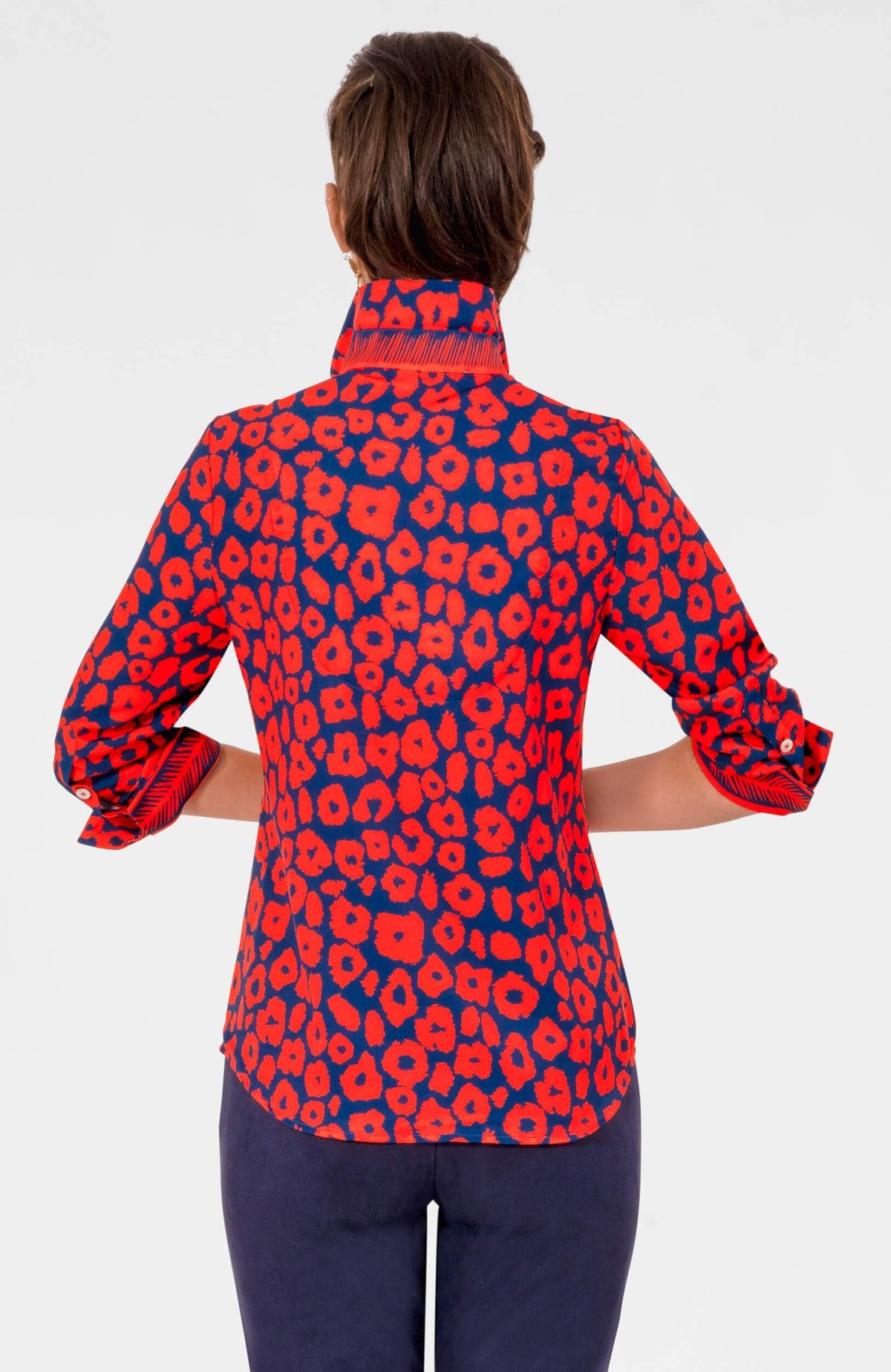 Boyfriend Shirt - Me Jane - Final Sale Wrc Navy