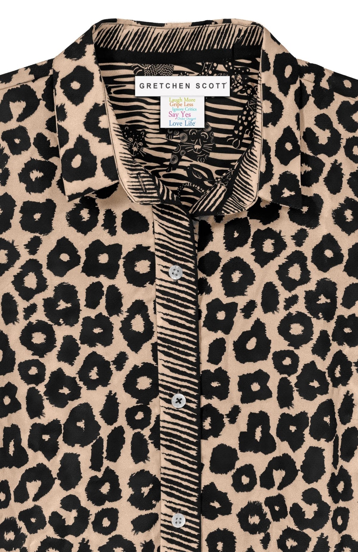 Boyfriend Shirt - Me Jane - Final Sale Champagne