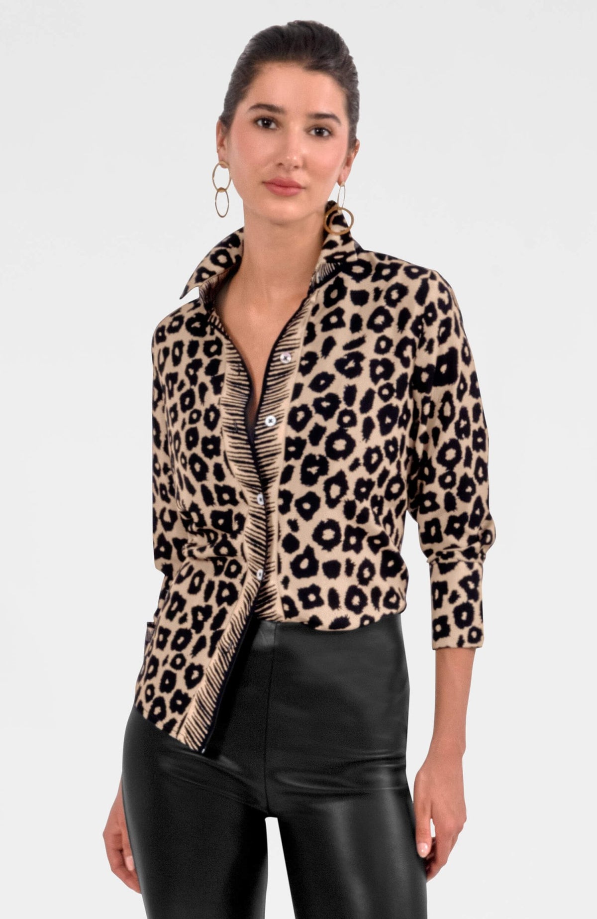 Boyfriend Shirt - Me Jane - Final Sale Champagne