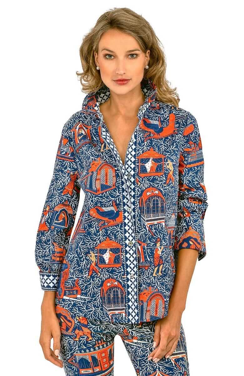 Boyfriend Shirt - Palanquin Party - Final Sale