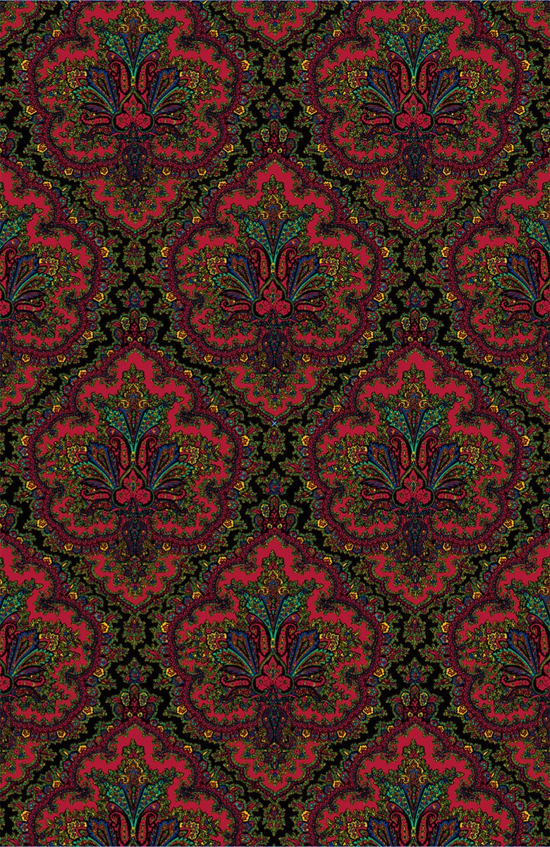 Boyfriend Shirt- Passion Paisley Black